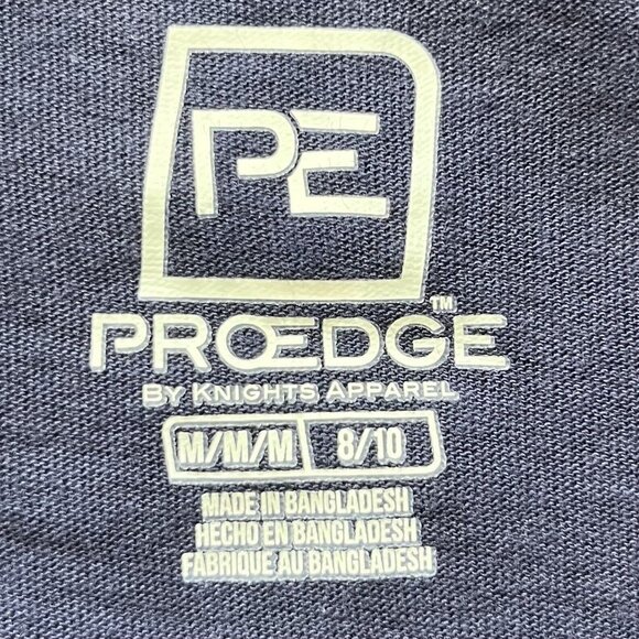 ProEdge West Virginia University Tshirt Womens Medium Blue Yellow WVU New - Picture 6 of 10